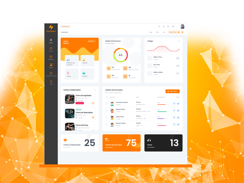 Gráfico abstrato de inteligência artificial analisando dados.